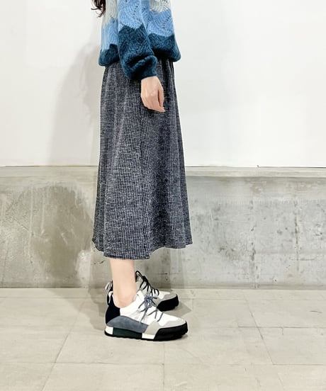 【残り僅か】CLOSED Unisex レースアップスニーカー/Blue slate