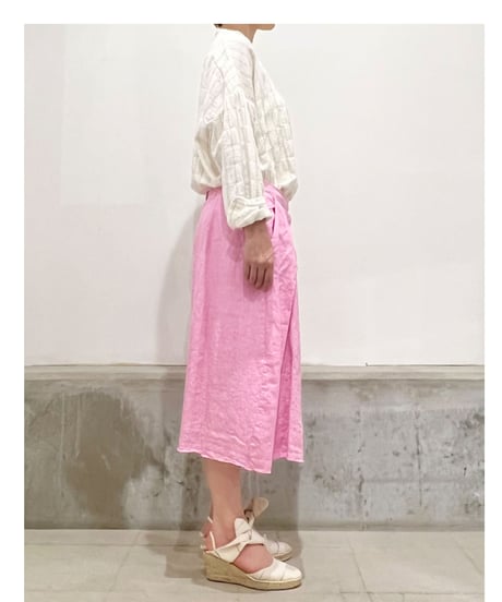 Lady'sリネンスカート(ローズ)/HannohWessel