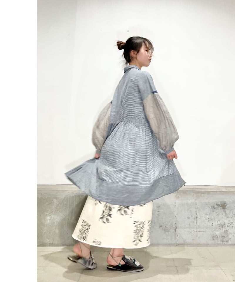 お値下げ INJIRI コットンワンピース お値下げ INJIRI コットン