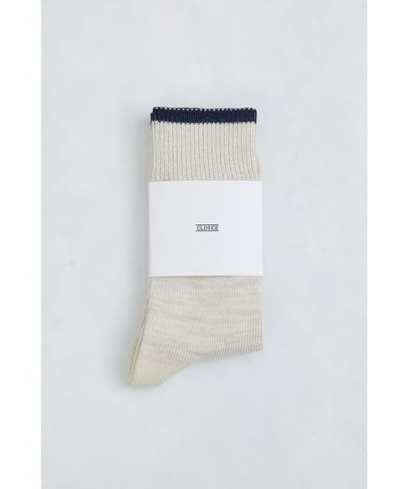 【残り僅か】CLOSED Men's オーガニックコットンソックス／Grain beige