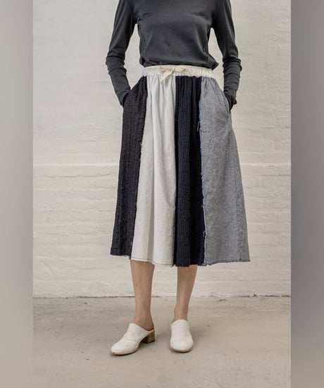 【残り僅か】Aequamente/パターンパネルスカート/マルチ