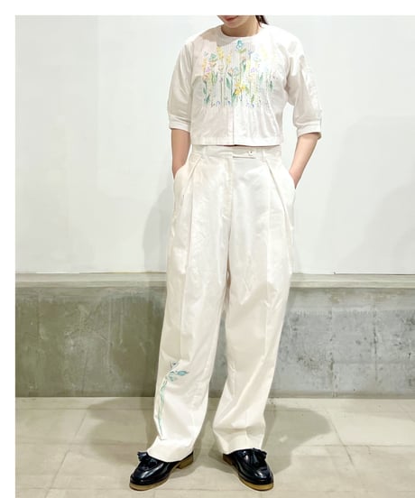 Jane Pin tuck top/Multi
