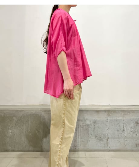 Lady'sコットンボイルトップス(ヴィヴィッド)/HannohWessel/38