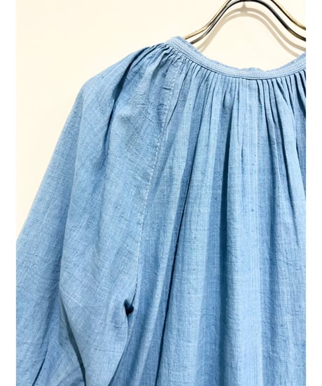 NY Mane/Kala cotton ミニドレス/Indigo