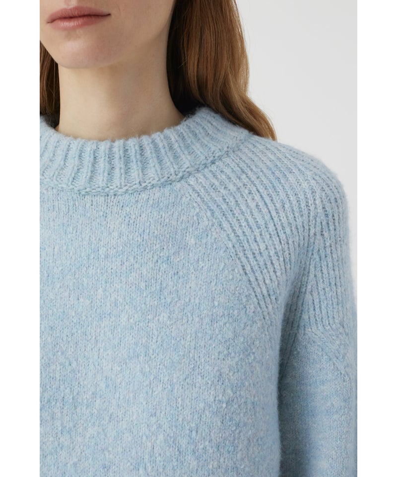 CLOSED/コットン＆アルパカクルーネックニット/2カラー | ETTA