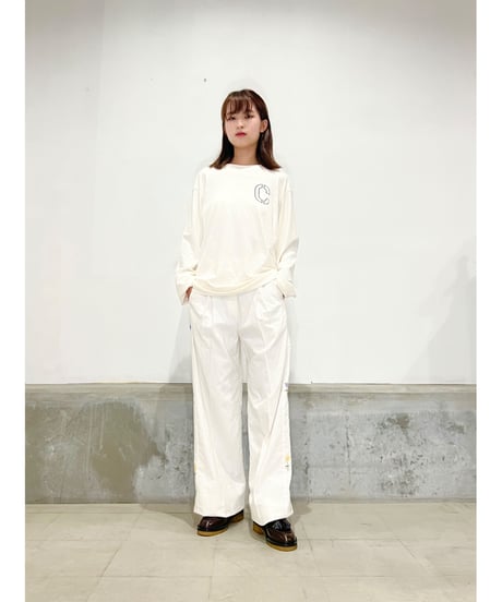 CLOSED Men's/ｵｰｶﾞﾆｯｸ・ﾛﾝｸﾞTEE/Ecru