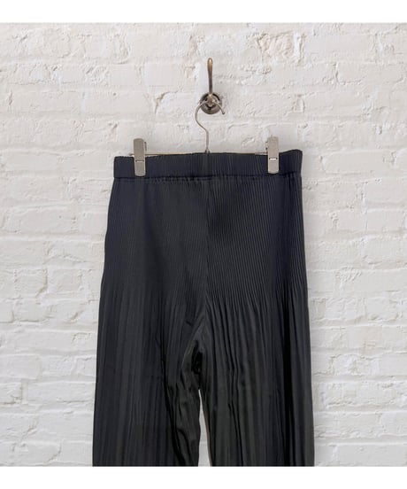【残り僅か】Pleated Pants/Black ブラック