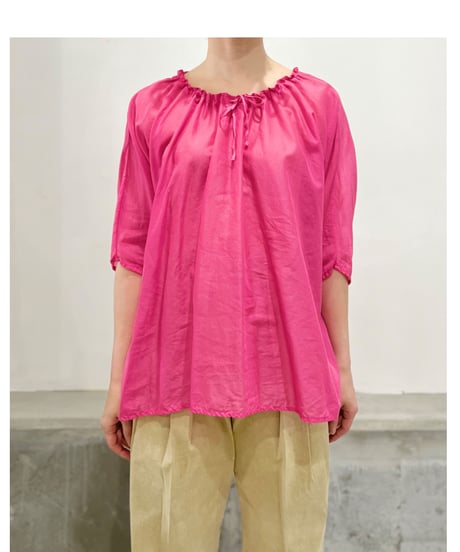 Lady'sコットンボイルトップス(ヴィヴィッド)/HannohWessel/38
