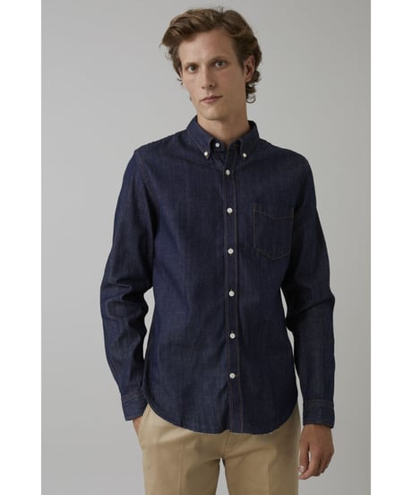 【残り僅か】CLOSED Men's/デニムシャツ/ダークブルー