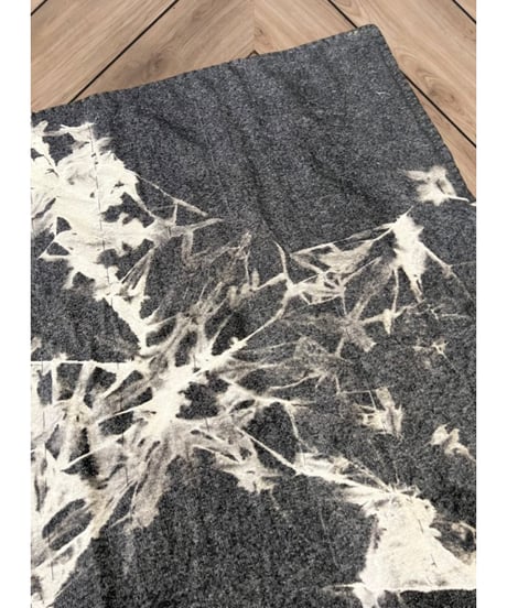 Turkish carpet Small /Black patchwork/vintage and antique