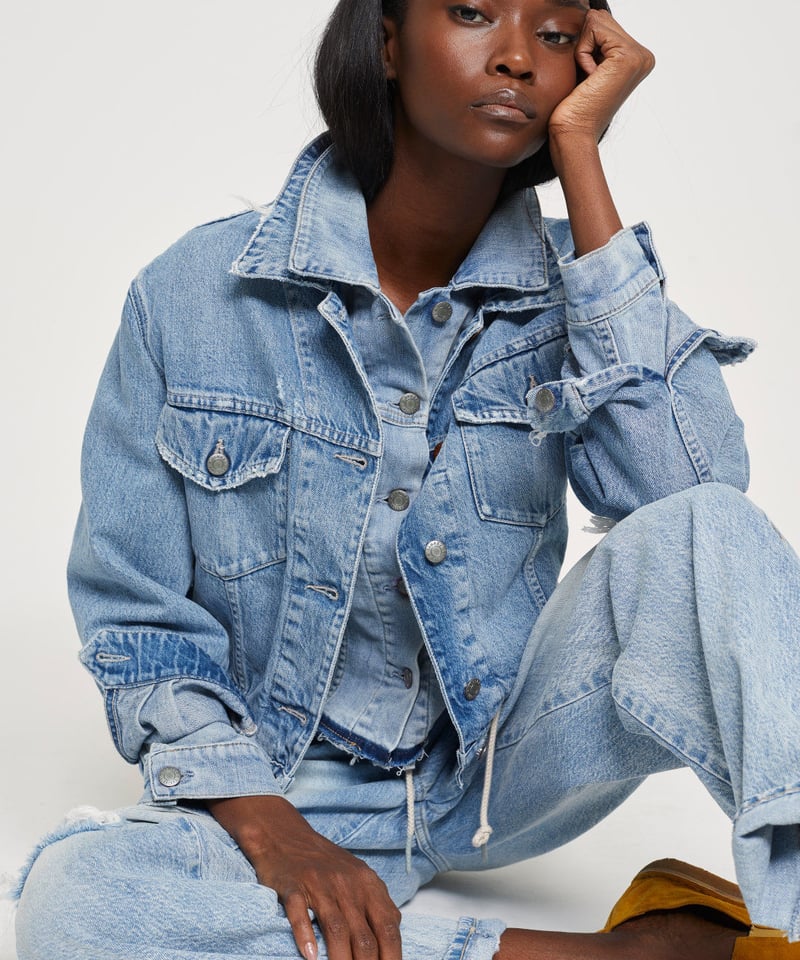 残り僅か]CLOSED/デニムジャケット/ミディアムブルー | ETTA