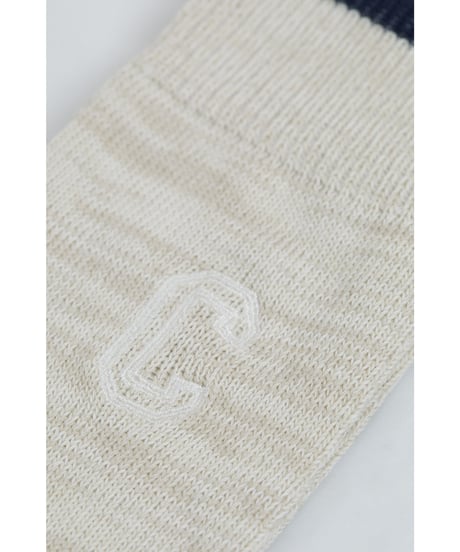 【残り僅か】CLOSED Men's オーガニックコットンソックス／Grain beige