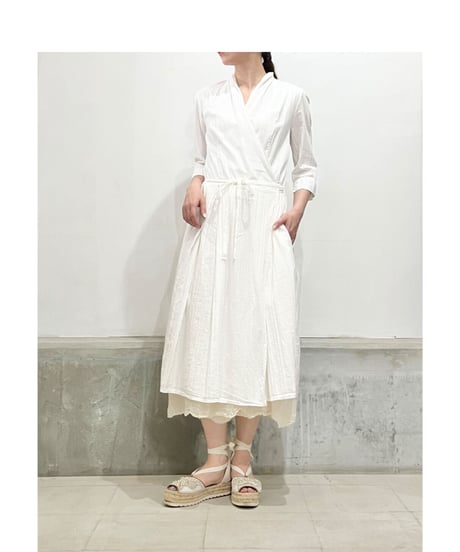 HannohWessel /Lady'sカシュクールドレス/ナチュラル
