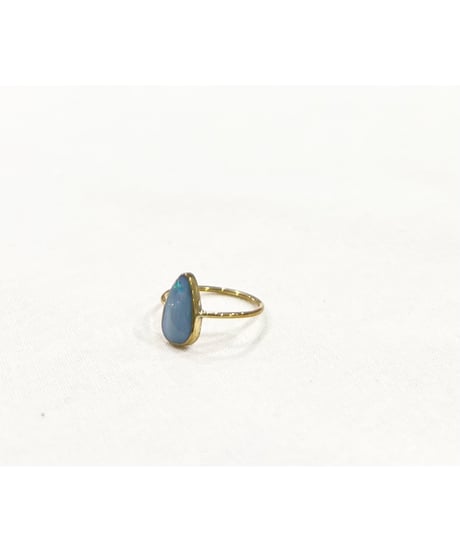 【残り僅か】nina des criquets/Blue Opal Drop ring/4sr-07