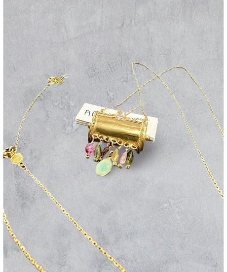 nina des criquets/Jewelry Box Necklace with TOURMALINE　252477/マルチ