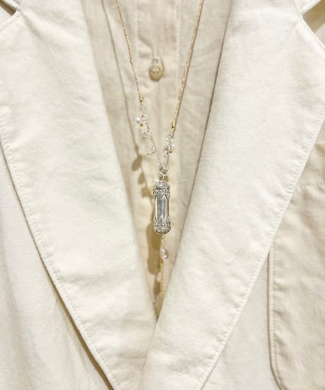 【残り僅か】nina des criquets/Jewelry Box Necklace with Silver 352479/シルバー
