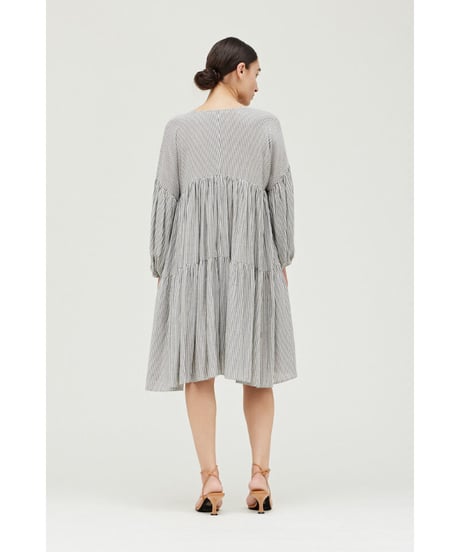 Cotton Shirt/Dress/Black stripes