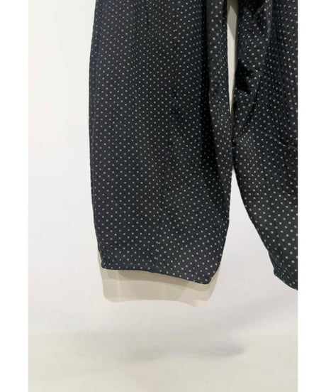 【残り僅か】Dot Relaxed Pants/Cotton 100%/Black