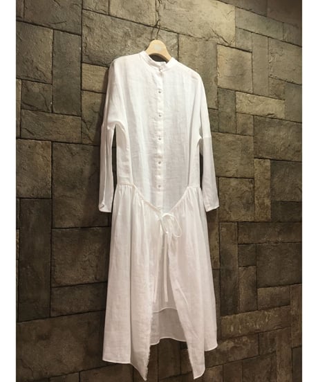 D-due Lab 972V Linen100%ドレス