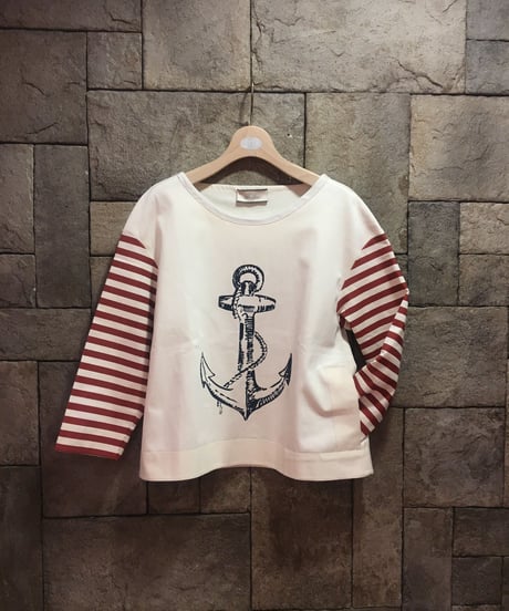 D-due 102Ｂ キャンバス地アンカートップス