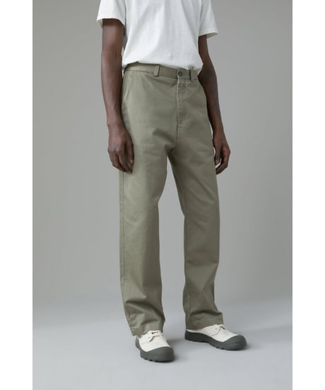 CLOSED Men's/ﾁﾉ・ﾘﾋﾞﾝｸﾞﾜｲﾄﾞ/Pole Khaki