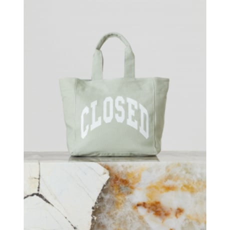 CLOSED/Canvas Shopper Logo バッグ