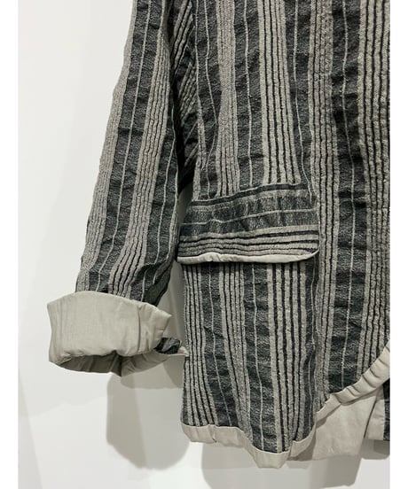 Hannoh wessel/ウール＆コットンショートジャケット/サンドベージュ