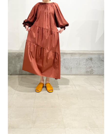 【残り僅か】TEIJA/ドレス/ｺｯﾄﾝｻﾃﾝ・Blushing