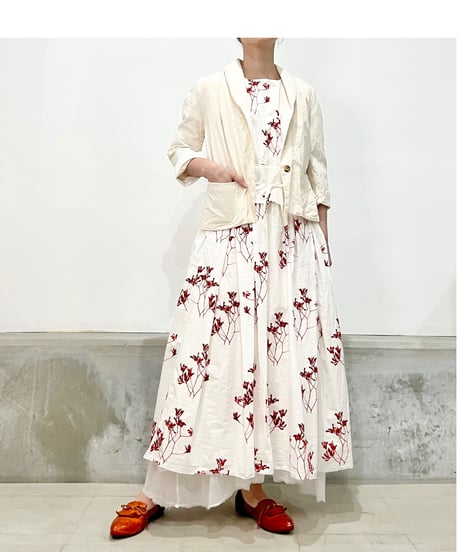 HannohWessel /バイオ&リサイクルコットンジャケット/Ivory