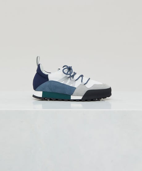 【残り僅か】CLOSED Unisex レースアップスニーカー/Blue slate