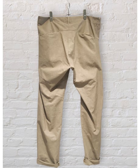 Men'sコットンストレッチパンツ/HannohWessel/ベージュ
