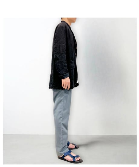Men'sリネンジャケット/HannohWessel/Black