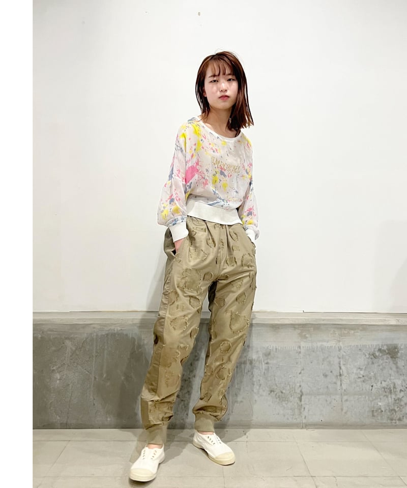 SPOLOGUM Unisex ベルト付きベージュ/パンツ | ETTA