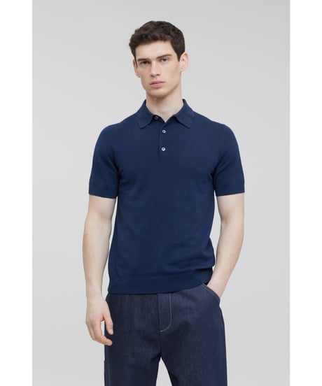CLOSED Men's/ニットポロ・コットン100%/3カラー