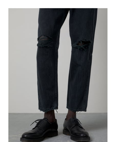 CLOSED Men's/ﾆｰｶｯﾄｵﾌ・X-lentﾃｰﾊﾟｰﾃﾞﾆﾑ/ﾌﾞﾗｯｸ＆ｸﾞﾘｰﾝ