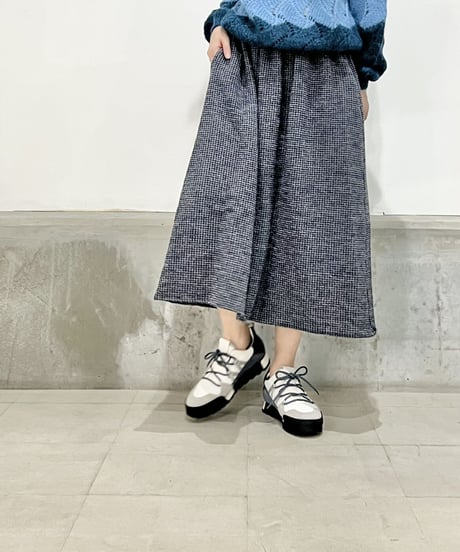 【残り僅か】CLOSED Unisex レースアップスニーカー/Blue slate