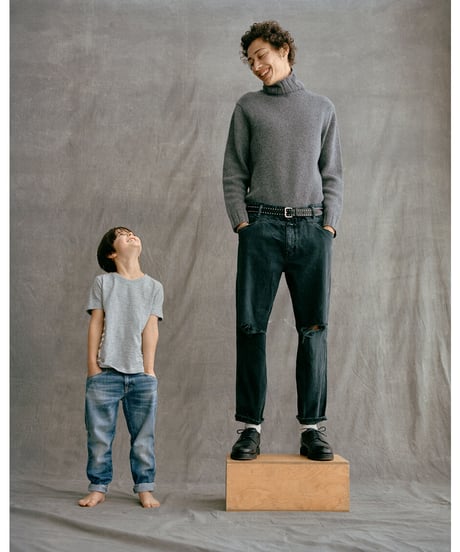CLOSED Men's/ﾆｰｶｯﾄｵﾌ・X-lentﾃｰﾊﾟｰﾃﾞﾆﾑ/ﾌﾞﾗｯｸ＆ｸﾞﾘｰﾝ