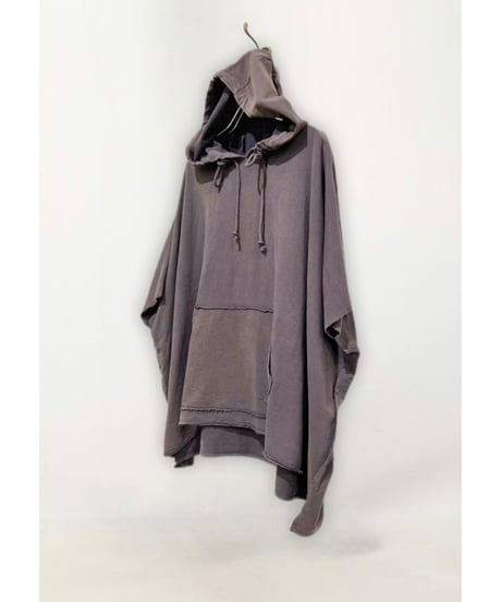 【残り僅か】Box Big Tee フーディー/Cotton100%/Aubergine