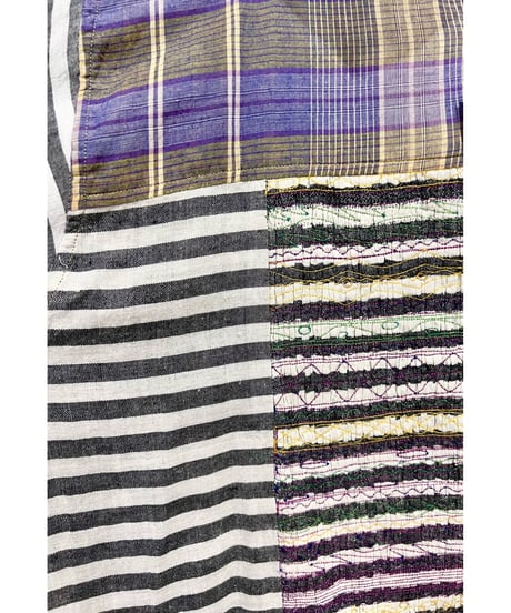 【残り僅か】injiriコットン100％/ドレス195/Black & Multi Check