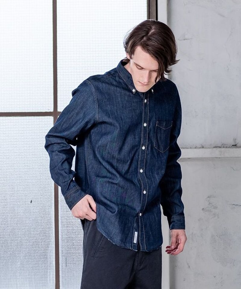 残り僅か】CLOSED Men's/デニムシャツ/ダークブルー | ETTA