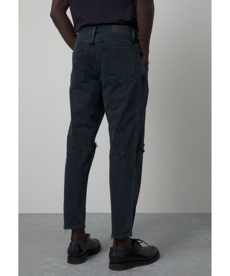 CLOSED Men's/ﾆｰｶｯﾄｵﾌ・X-lentﾃｰﾊﾟｰﾃﾞﾆﾑ/ﾌﾞﾗｯｸ＆ｸﾞﾘｰﾝ