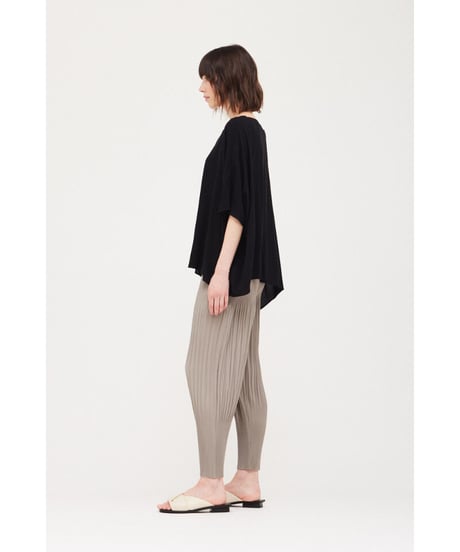 【残り僅か】Pleated Pants/Fawn グレージュ