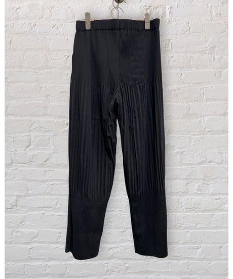 【残り僅か】Pleated Pants/Black ブラック