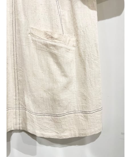 NY Mane/Kala cotton ミニドレス/Ecru