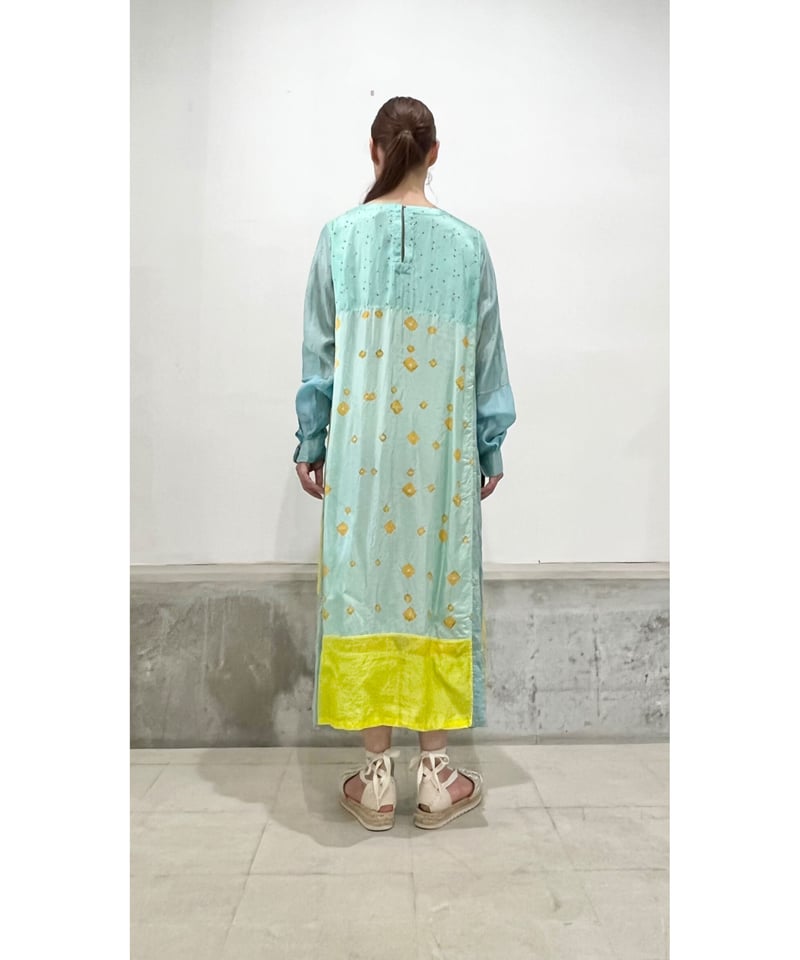 injiriコットンシルクドレス/40サイズ | ETTA