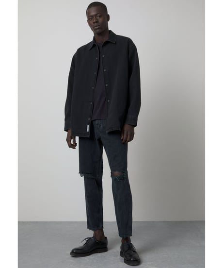 CLOSED Men's/ﾆｰｶｯﾄｵﾌ・X-lentﾃｰﾊﾟｰﾃﾞﾆﾑ/ﾌﾞﾗｯｸ＆ｸﾞﾘｰﾝ