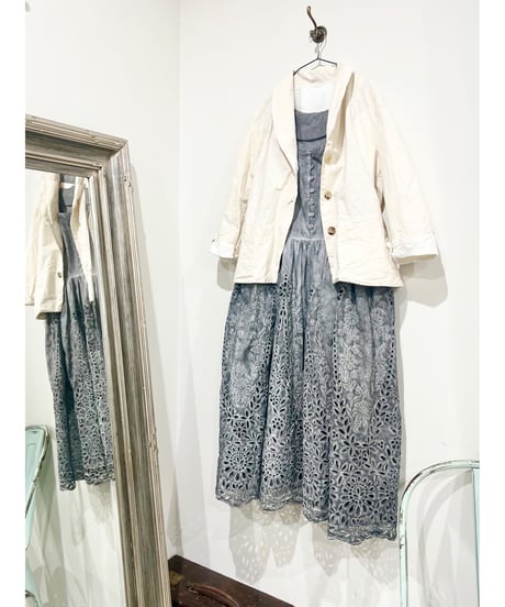 HannohWessel /バイオ&リサイクルコットンジャケット/Ivory