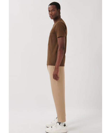 Loreak/Organic Cotton 100% ﾎﾟｹｯﾄT-ｼｬﾂ/ﾌﾞﾗｳﾝM