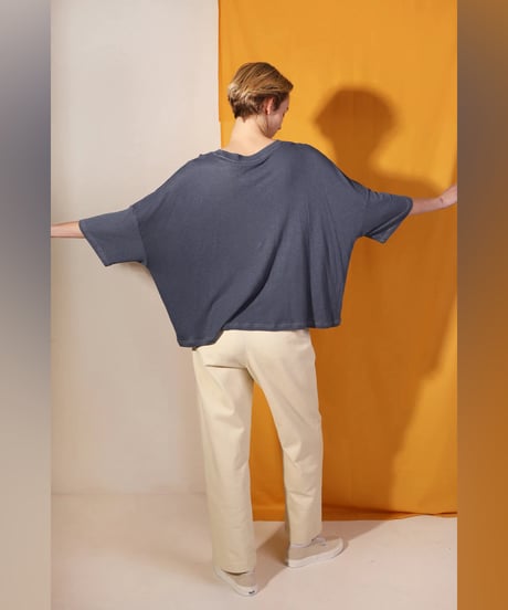 【残り僅か】L.F MARKEY/クロップド・ポケットTEE/ネイビー