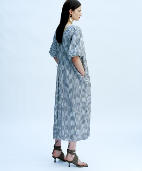 TEIJA/ドレス/ｺｯﾄﾝｽﾄﾗｲﾌﾟ・ﾌﾟﾘｰﾂ